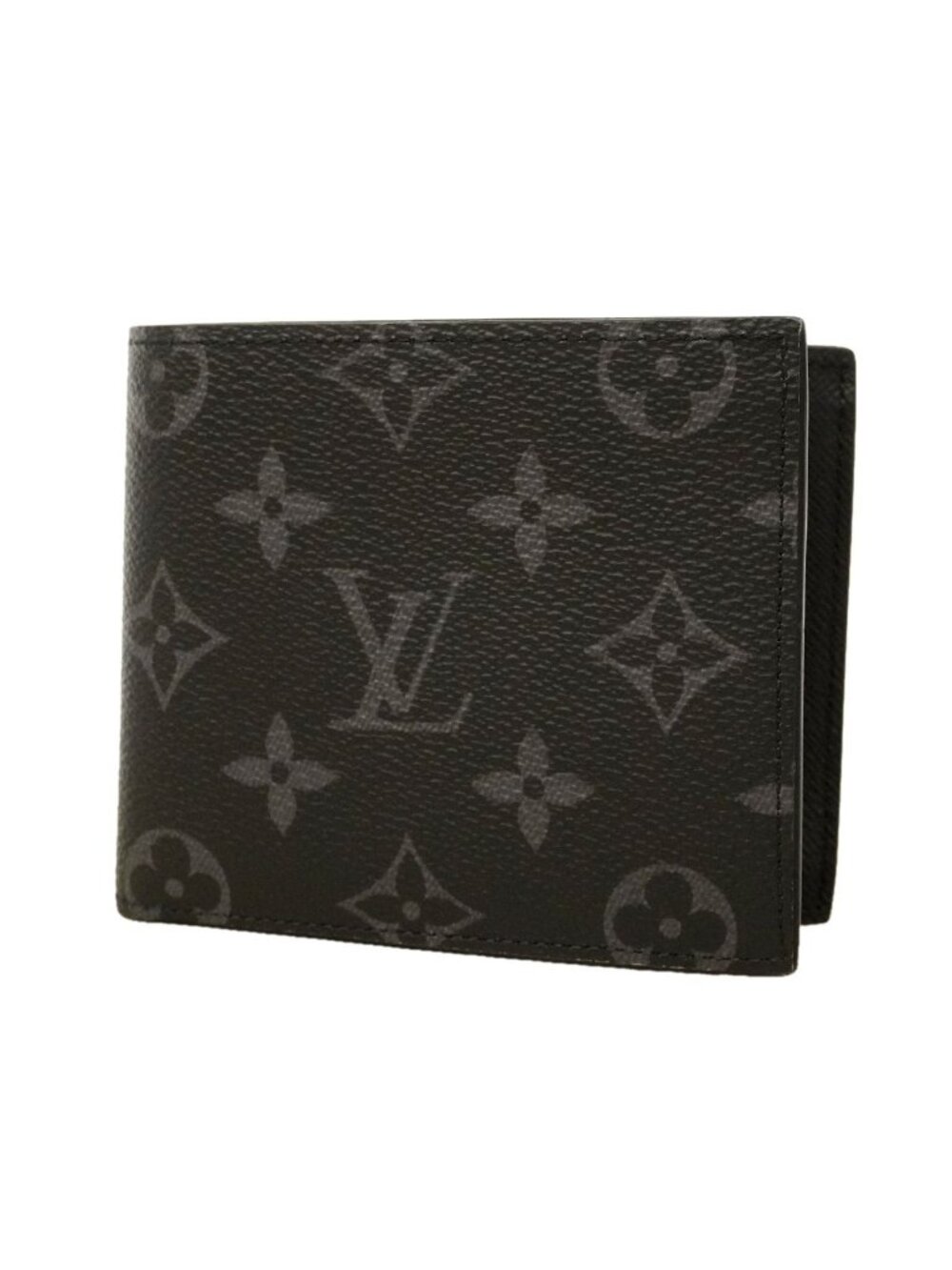 Louis Vuitton Wallet Monogram Eclipse Portefeuille Marco NM Black